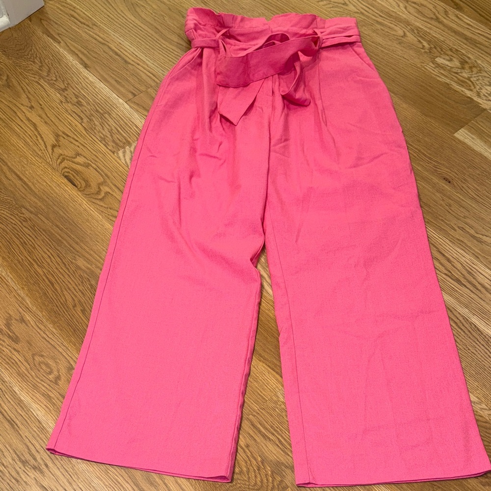 Gilli Bright Pink Wide Leg Pants NWT